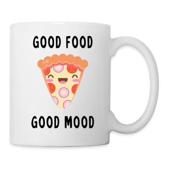 Good food good mood bonne nourriture bonne humeur - Mug blanc - blanc - Droite