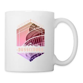 Düsseldorf Deutschland Stadt Skyline Heimat Liebe - Tasse - Weiß - Rechts