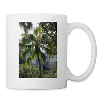 Palme - Tasse - Weiß - Rechts