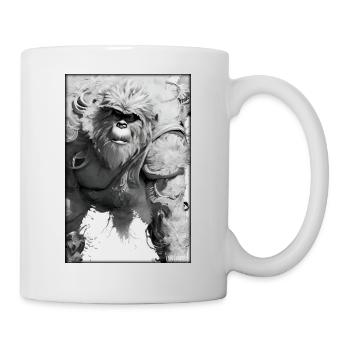 Monkey Wild Animal Monkey Head Wildlife Zoo Safari Animals - Mug - white - Right