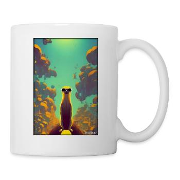Suricates Zoo Animaux Nature Faune Surikate Zoo - Mug blanc - blanc - Droite