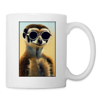 Suricates Zoo Animaux Nature Faune Surikate Zoo - Mug blanc - blanc - Droite