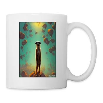 Suricates Zoo Animaux Nature Faune Surikate Zoo - Mug blanc - blanc - Droite