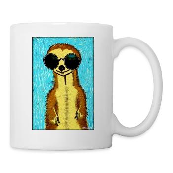 Suricates Zoo Animaux Nature Faune Surikate Zoo - Mug blanc - blanc - Droite