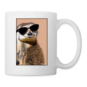 Suricates Zoo Animaux Nature Faune Surikate Zoo - Mug blanc - blanc - Droite