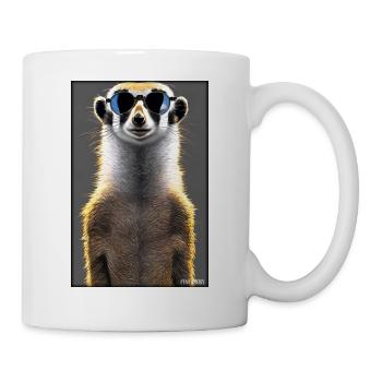 Suricates Zoo Animaux Nature Faune Surikate Zoo - Mug blanc - blanc - Droite