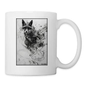 Fuchs Tierwelt Waldtier Tiere Wildnis - Tasse - Weiß - Rechts