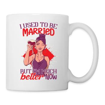I Used To Be Married - Mug - white - Right