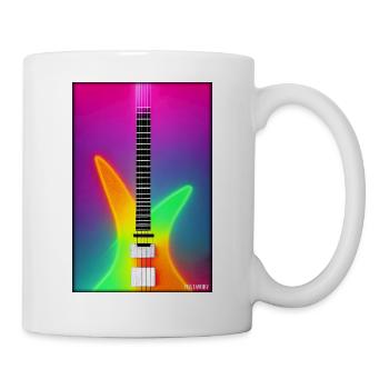 Guitar Music Art Guitarist Instrument Band - Mug - white - Right