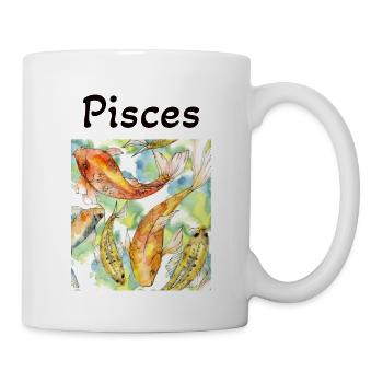 Cadeau pour poisson - Mug blanc - blanc - Droite