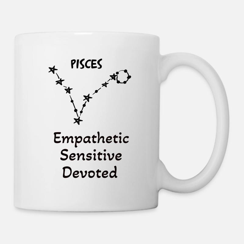 Gift astrological sign fish - Mug - white