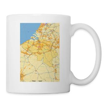 Belgium Map - Mug - white - Right