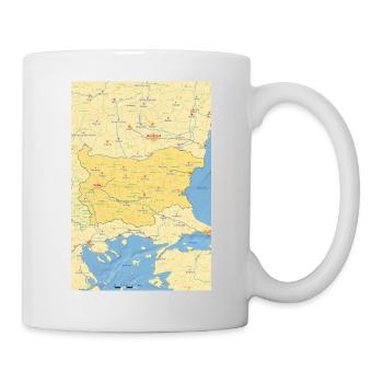 Bulgaria Map - Mug - white - Right