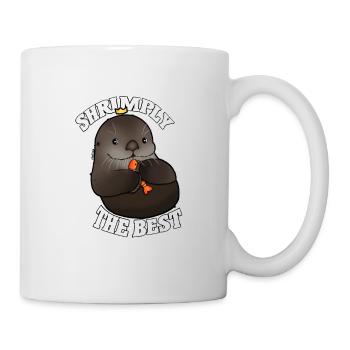 Tazz parle | Shrimply le meilleur - Mug blanc - blanc - Droite