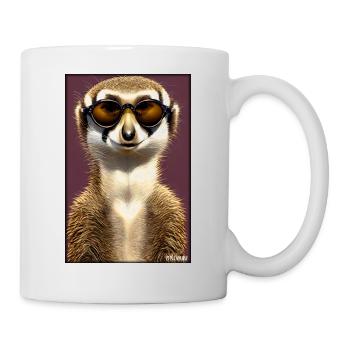 Suricates Zoo Animaux Nature Faune Surikate Zoo - Mug blanc - blanc - Droite