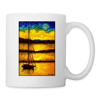 Sunset Sunset Sun Sky Nature Summer - Mug - white - Right
