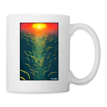 Sunset Sunset Sun Sky Nature Summer - Mug - white - Right