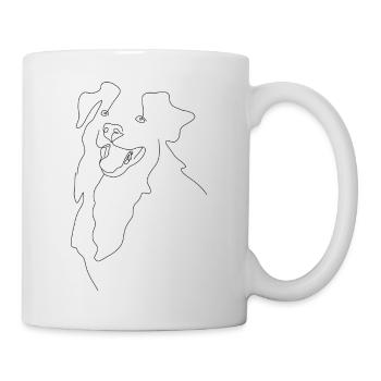 Hundefreund - Tasse - Weiß - Rechts