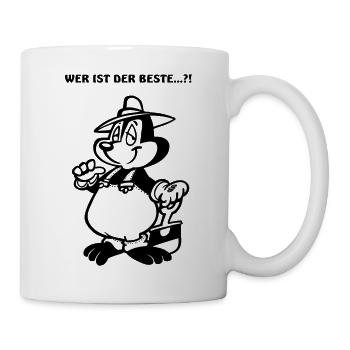 Wer ist der beste...?! - Tasse - Weiß - Rechts