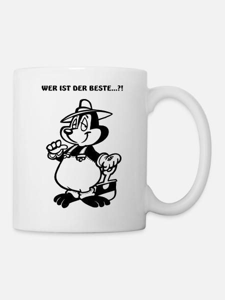 Wer ist der beste...?! - Tasse - Weiß