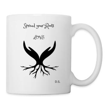 Spread your Roots - Tasse - Weiß - Rechts