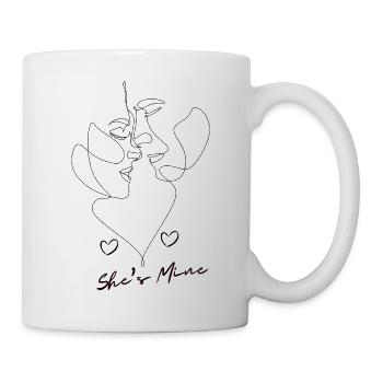 She is mine - Mug - white - Right