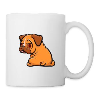 Garnix muss ich - Mops - Spruch - Tasse - Weiß - Rechts