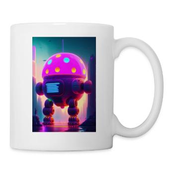 Futuristischer Gigant - Tasse - Weiß - Rechts