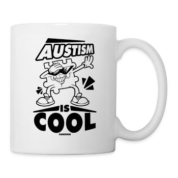 Dabbing autisme puzzle cadeau pour enfants - Mug blanc - blanc - Droite