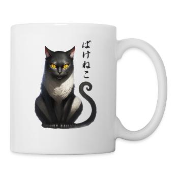Fabelwesen: das japanische Bakeneko - Tasse - Weiß - Rechts