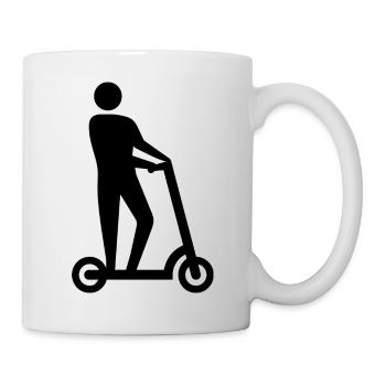 E-Scooter E-Roller Scooter - Mug blanc - blanc - Droite