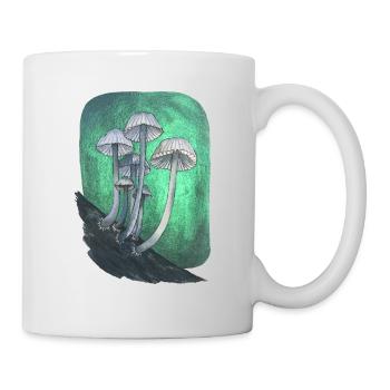 Mushrooms metallics - Mug - white - Right
