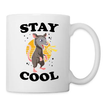 Opossum Design pour les amateurs de ratons laveurs et de marsupiaux - Mug blanc - blanc - Droite