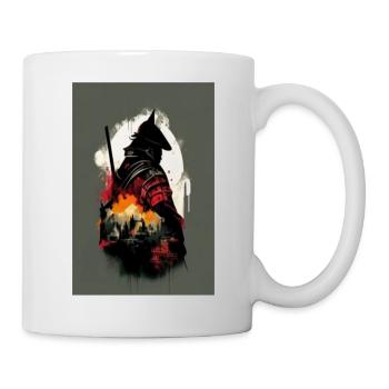 Schwert im Wind - Tasse - Weiß - Rechts