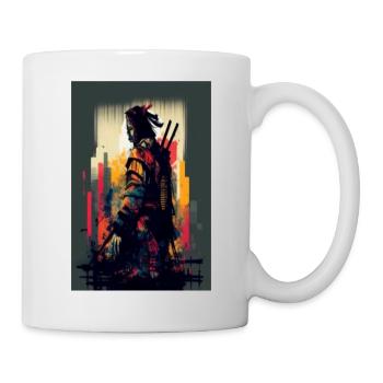 Die Einsamkeit des Samurai - Tasse - Weiß - Rechts