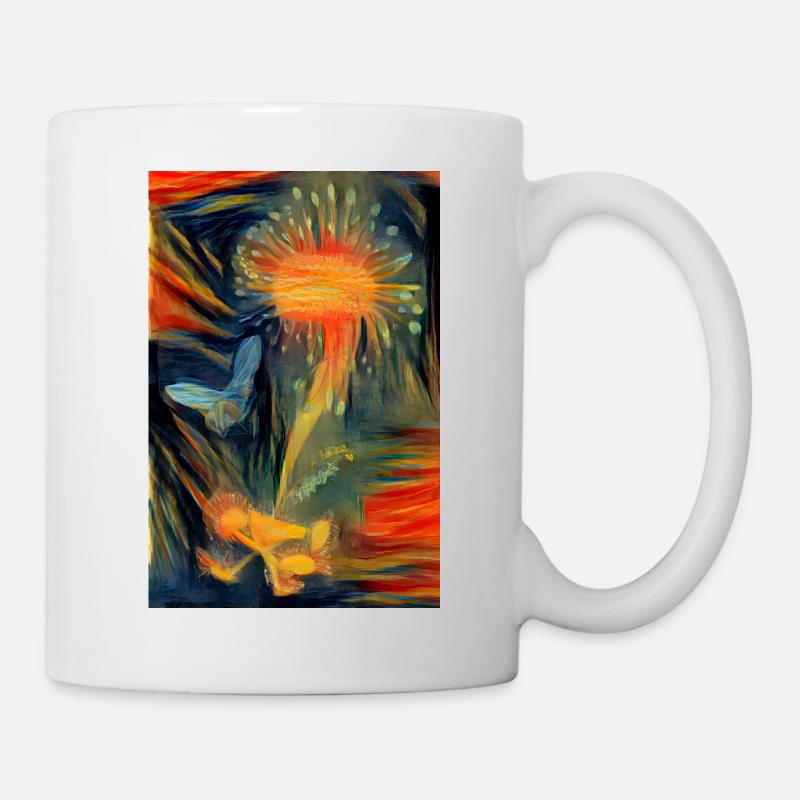 Der Schrei des Sonnentau - Tasse - Weiß