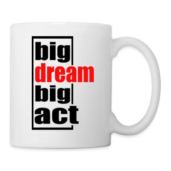 big bream big act - Mug blanc - blanc - Droite