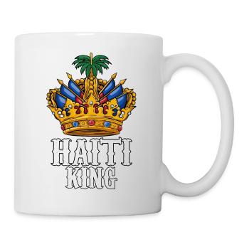 Haiti Haitianer Stolz Flagge Flaggentag I Geschenk - Tasse - Weiß - Rechts