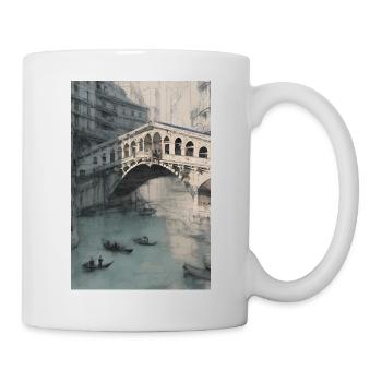 The Rialto Bridge in Venice - Mug - white - Right