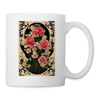 Garden of Eternity/ Flowers/ Roses - Mug - white - Right