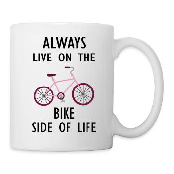 Marathon Triathlon Running Jogging Biking Cycling - Mug - white - Right