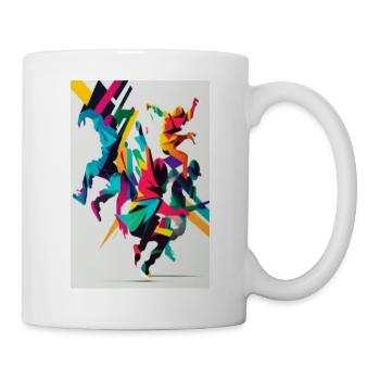 Meet the Beat -Hip Hop - Tasse - Weiß - Rechts