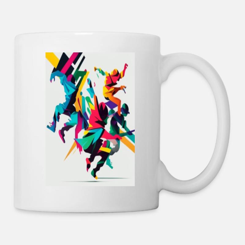 Meet the Beat -Hip Hop - Tasse - Weiß