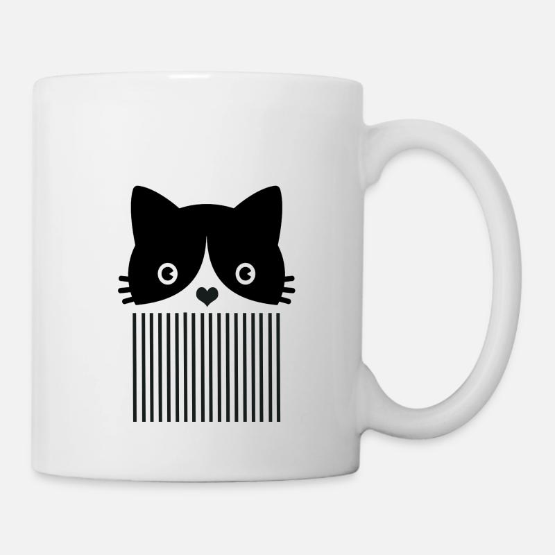 Conception de chat - Mug blanc - blanc