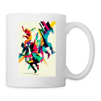 Hiphop bboying Dance - Mug - white - Right