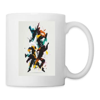 Hip hop B-Girl Breakdance Girl - Mug - white - Right