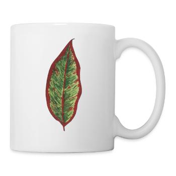 Philodendron leaf plantlover botany plants - Mug - white - Right