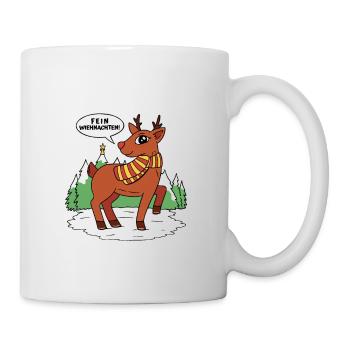 Lüttje Rendeert kleines Rentier - Tasse - Weiß - Rechts