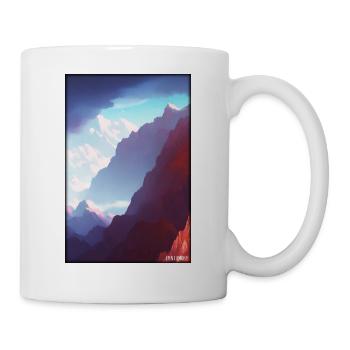 Montagnes Alpinisme Randonnée Randonnée Nature Voyage - Mug blanc - blanc - Droite
