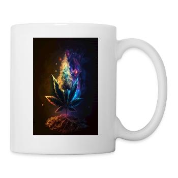 Cannabis Pflanze | 420 Weed Marijuana - Tasse - Weiß - Rechts